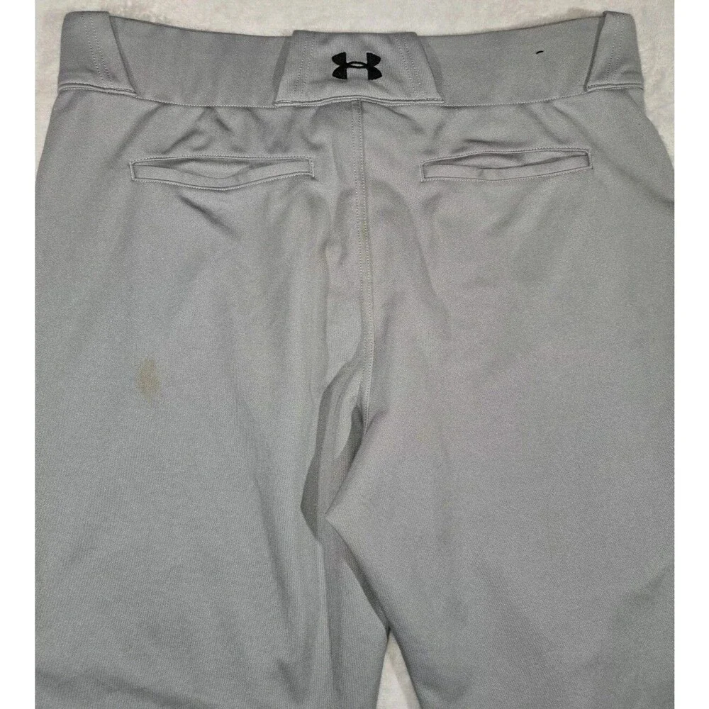 Under Armour Utility Baseball Pants Mens XL Gray 37x32